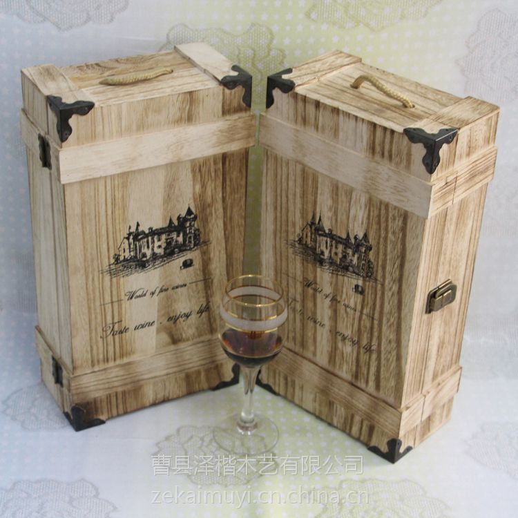 【供应曹县红酒盒 红酒包装盒 双支桐木木盒 酒水饮料包装 礼品盒 首饰盒 珠宝盒木质产品图片】供应曹县红酒盒 红酒包装盒 双支桐木木盒 酒水饮料包装 礼品盒 首饰盒 珠宝盒木质产品