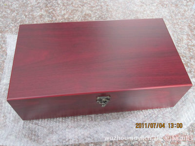 【量大从优通用红酒木盒定做双支装葡萄酒包装盒精美酒礼盒WZ-006】 - 产品库 - 平阳县五洲木艺厂