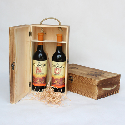 送礼新宠!这款红酒盒子木盒三支装让你的礼物更有格调!