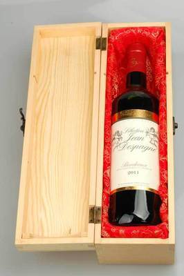 【高档松木盒单支木盒红酒木盒定制红酒包装礼盒葡萄酒礼盒包装】价格,厂家,图片,酒类包装,平阳县宇泰工艺品厂-