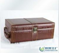 定做礼盒红酒包装盒高档皮质礼盒木盒定做木盒木制工艺品_包装_世界工厂网中国产品信息库